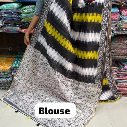 Linen Cotton Saree Offer - LCS 135