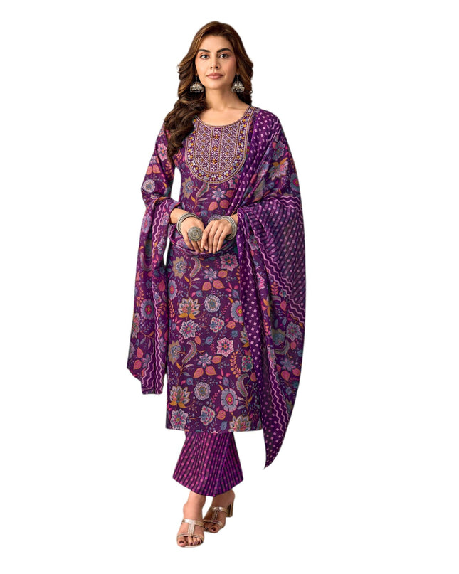 Salwar Stitched Set ( L - 3XL ) - SSS 160