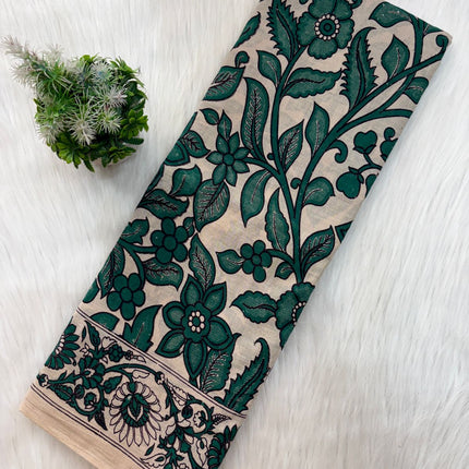 Elegant Earth Kalamkari Saree