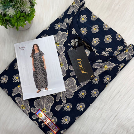 🌸 Pranjul Cotton Comfort Nighty 😊