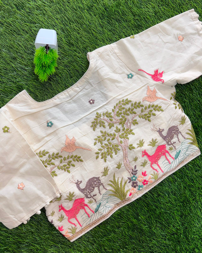 Readymade Blouse - With Lining - 36-40 - RB 154