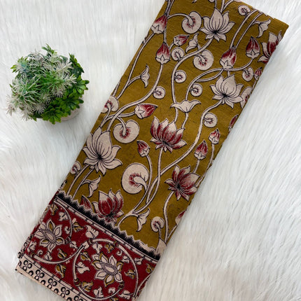 Imperial Threads Kalamkari Cotton Saree