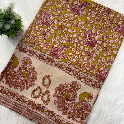 Regal Heritage Kalamkari Cotton Saree