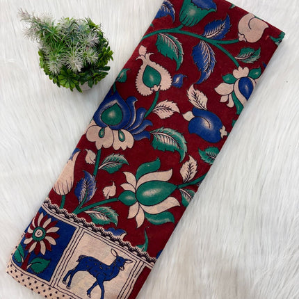 Cultural Charm Kalamkari Saree