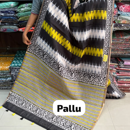 Linen Cotton Saree Offer - LCS 135