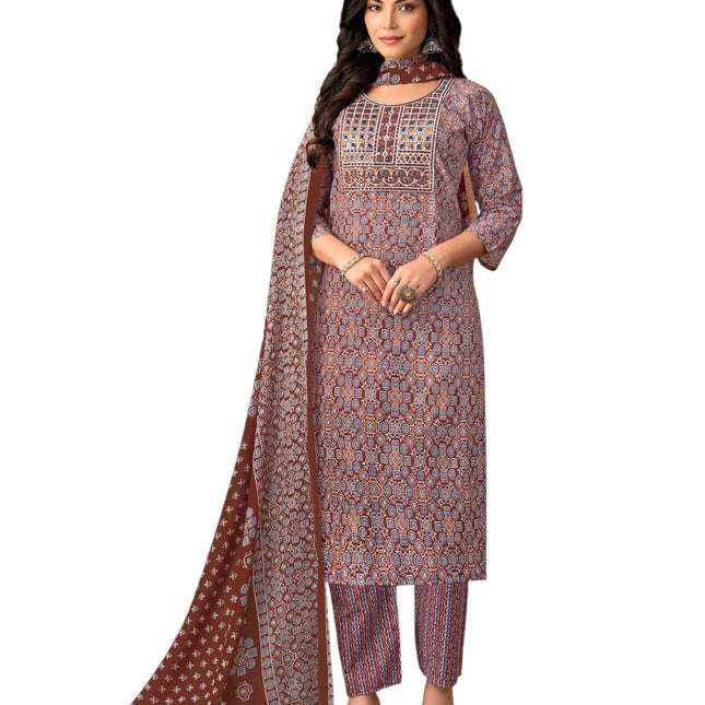 Salwar Stitched Set ( L - 3XL ) - SSS 157