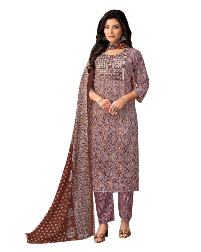 Salwar Stitched Set ( L - 3XL ) - SSS 157