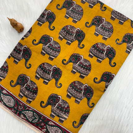 Royal Muse Kalamkari Saree