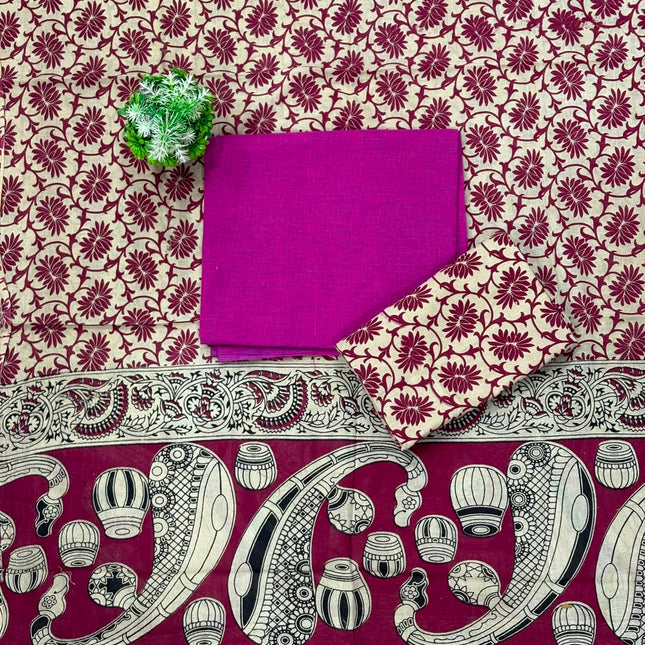 Kalamkari Dress Material - KDM 129