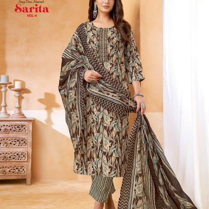Salwar Stitched Set - With Lining - (SIZE - L - 3XL) - SSS 159