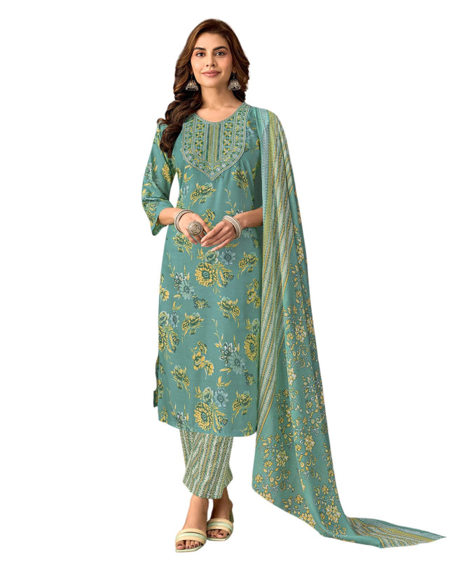 Salwar Stitched Set ( L - 3XL ) - SSS 161