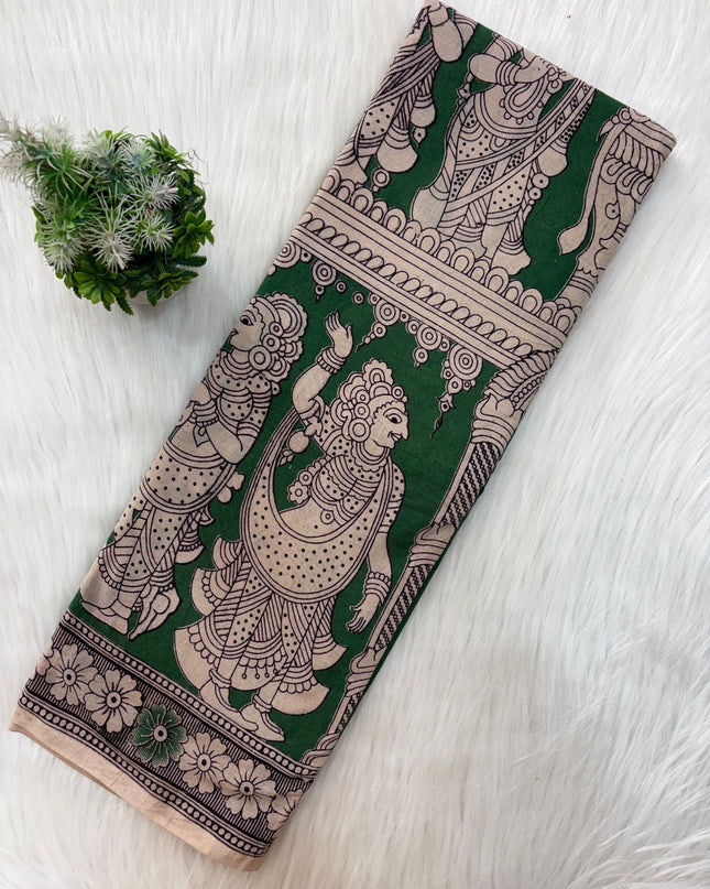 Graceful Craft Kalamkari Cotton Saree
