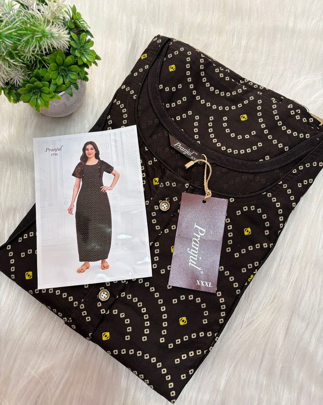 💖 *Pranjul Soft Touch Cotton Nighty* 💖
