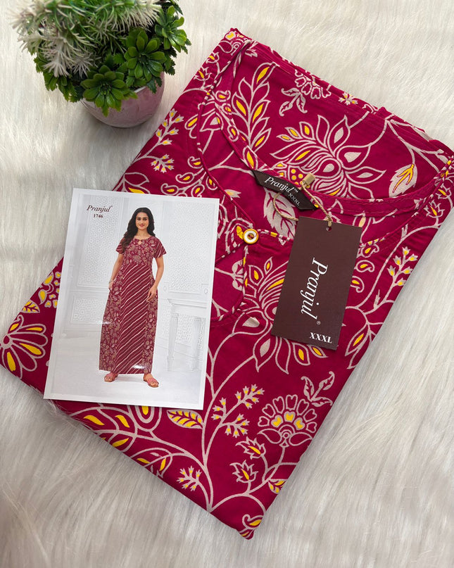 🌷 *Pranjul Everyday Luxury Nighty* 🌷