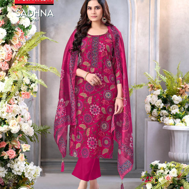 Sadhna Luxe Vatican Silk Ensemble