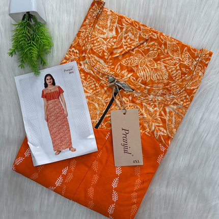 Pranjul Nighty - Short Zip Model - (SIZE-L-4XL) - PN 210