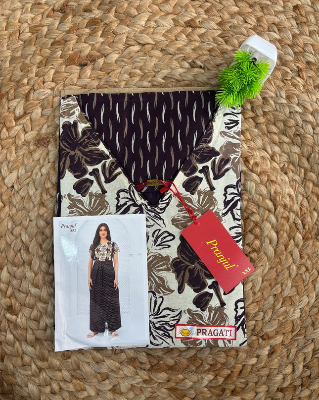 Pranjul Nighty - (SIZE-3XL) - PN 116