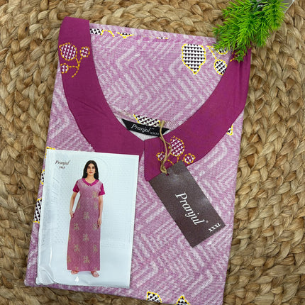 Pranjul Nighty - (SIZE-3XL) - PN 123