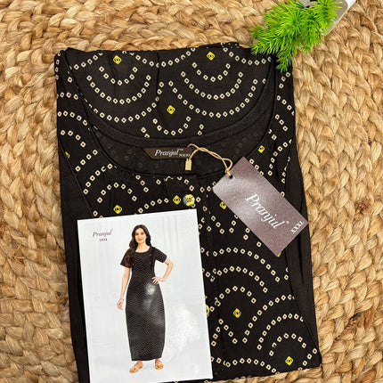 Pranjul Nighty - (SIZE-3XL) - PN 125