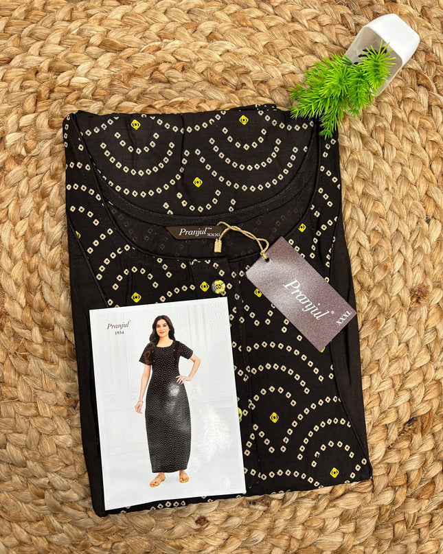 Pranjul Nighty - (SIZE-3XL) - PN 125