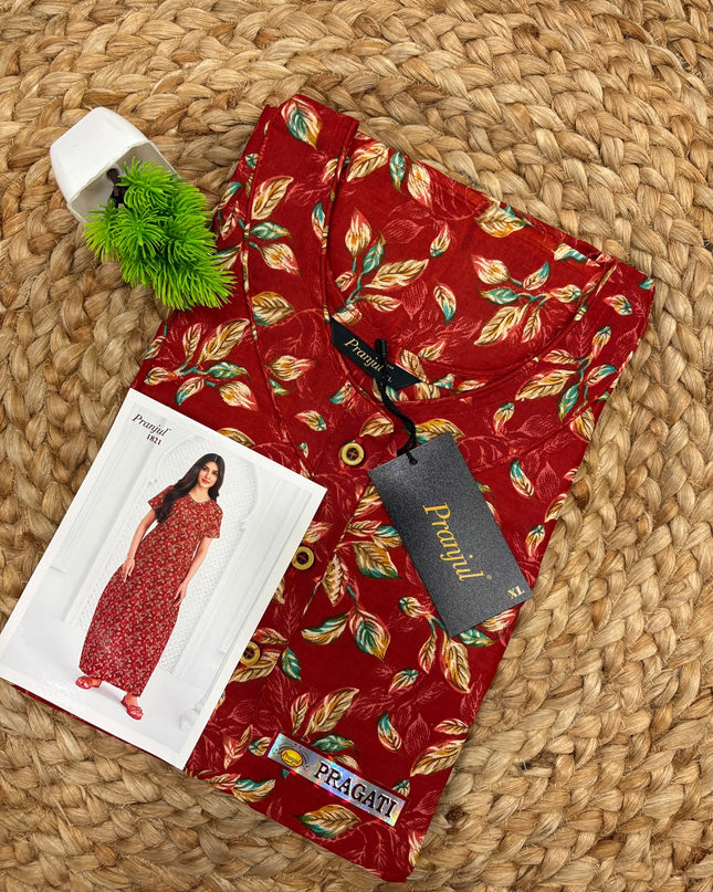 Pranjul Nighty - (SIZE-XL) - PN 140