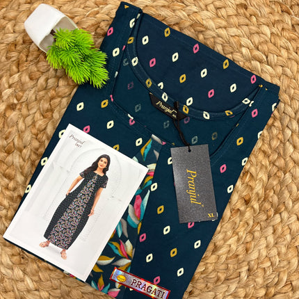 Pranjul Nighty - (SIZE-XL) - PN 141