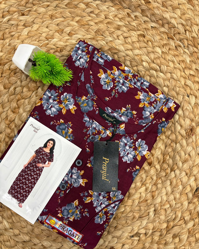 Pranjul Nighty - (SIZE-XL) - PN 144