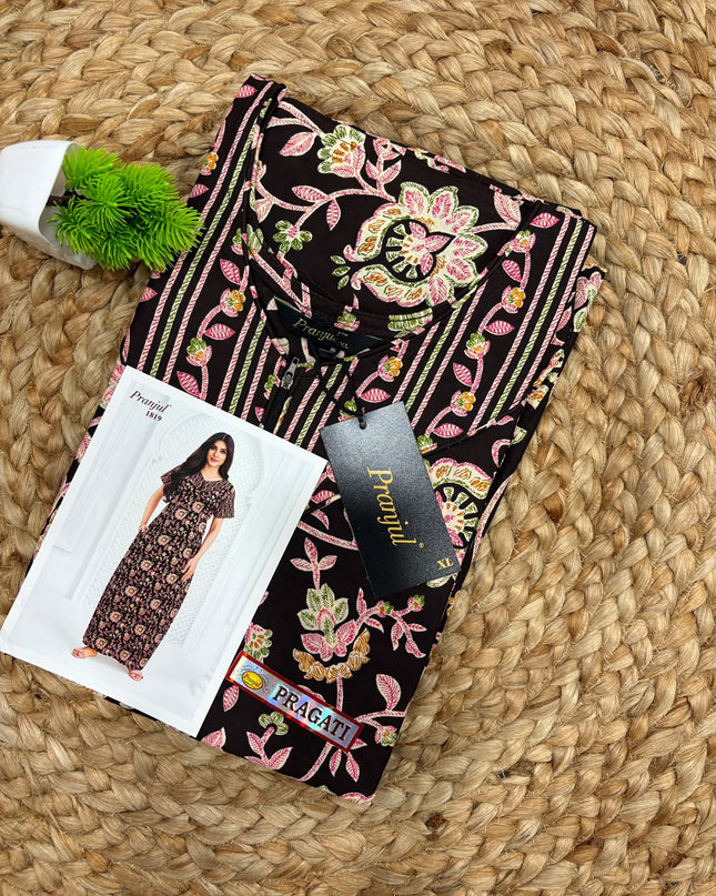 Pranjul Nighty - (SIZE-XL) - PN 145