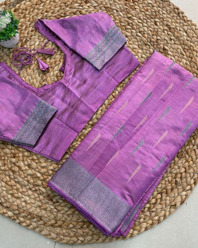 Saree With Stitched Blouse - (size-36-40) - SWSB 173