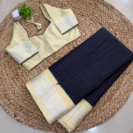 Saree With Stitched Blouse - (SIZE-34-38) - SWSB 1001