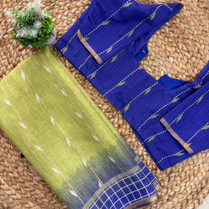Saree With Stitched Blouse - (size-36-40) - SWSB 179