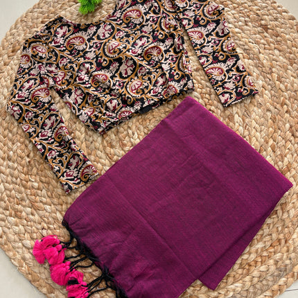 Saree With Readymade Blouse - (SIZE-34-38) - SWSB 1016