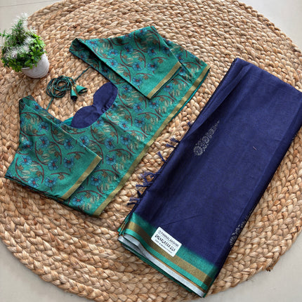 Saree With Stitched Blouse - (size-38-40) - SWSB 201