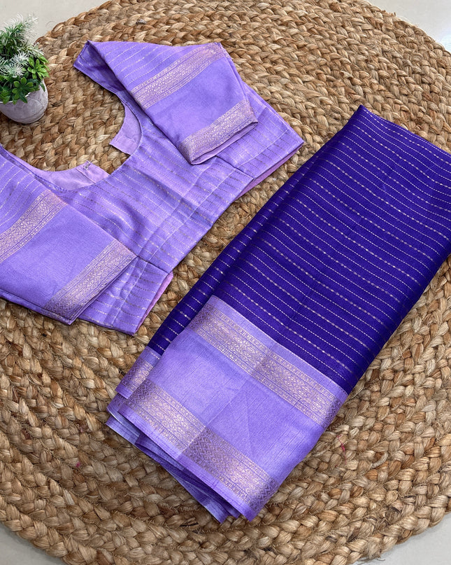 Saree With Stitched Blouse - (size-34-38) - SWSB 209