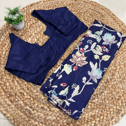 Saree With Stitched Blouse - (size-38-42) - SWSB 188