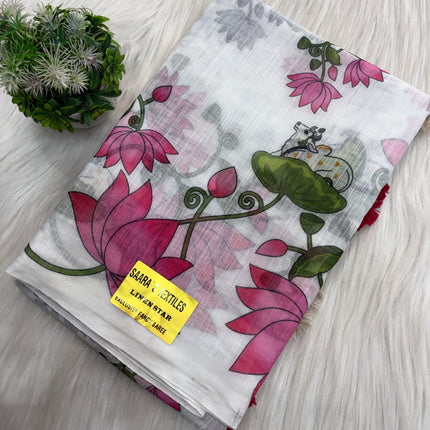 Linen Cotton Saree (5)