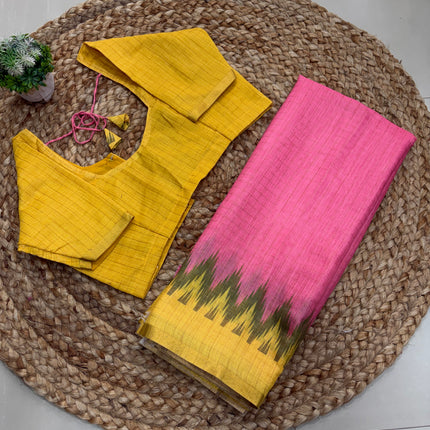 Saree With Stitched Blouse - (size-34-38) - SWSB 199