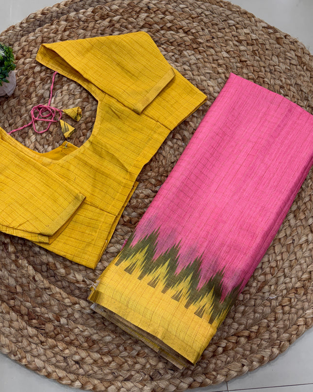 Saree With Stitched Blouse - (size-34-38) - SWSB 199