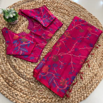 Saree With Stitched Blouse - (size-36-40) - SWSB 190
