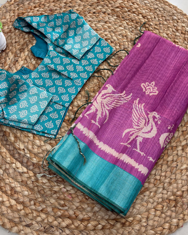 Saree With Stitched Blouse - (size-34-38) - SWSB 197