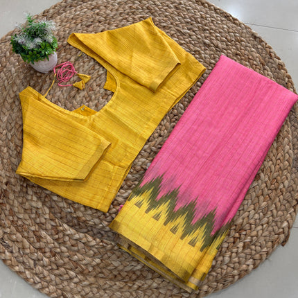 Saree With Stitched Blouse - (size-40-44) - SWSB 206