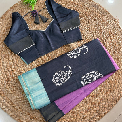 Saree With Stitched Blouse - (SIZE-34-38) - SWSB 1072