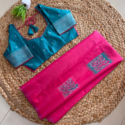 Saree With Stitched Blouse - (SIZE-34-38) - SWSB 1074