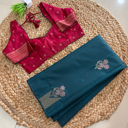 Saree With Stitched Blouse - (SIZE-38-42) - SWSB 1063
