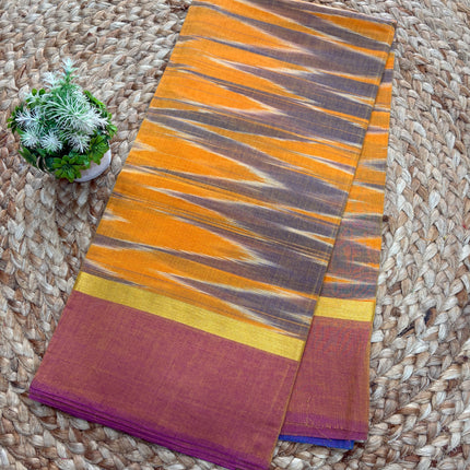 Premium Ikkat Cotton Saree - ICS 101