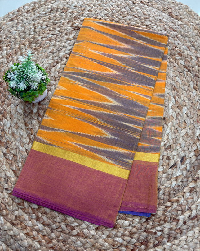 Premium Ikkat Cotton Saree - ICS 101