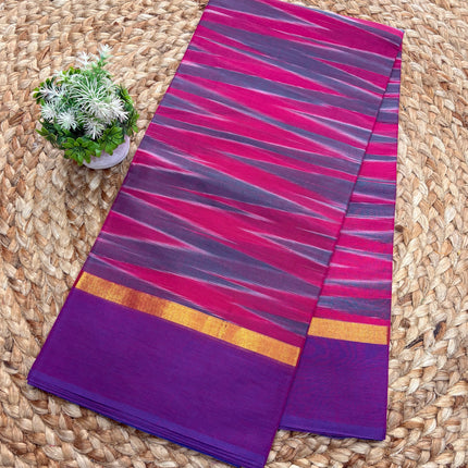 Premium Ikkat Cotton Saree - ICS 102