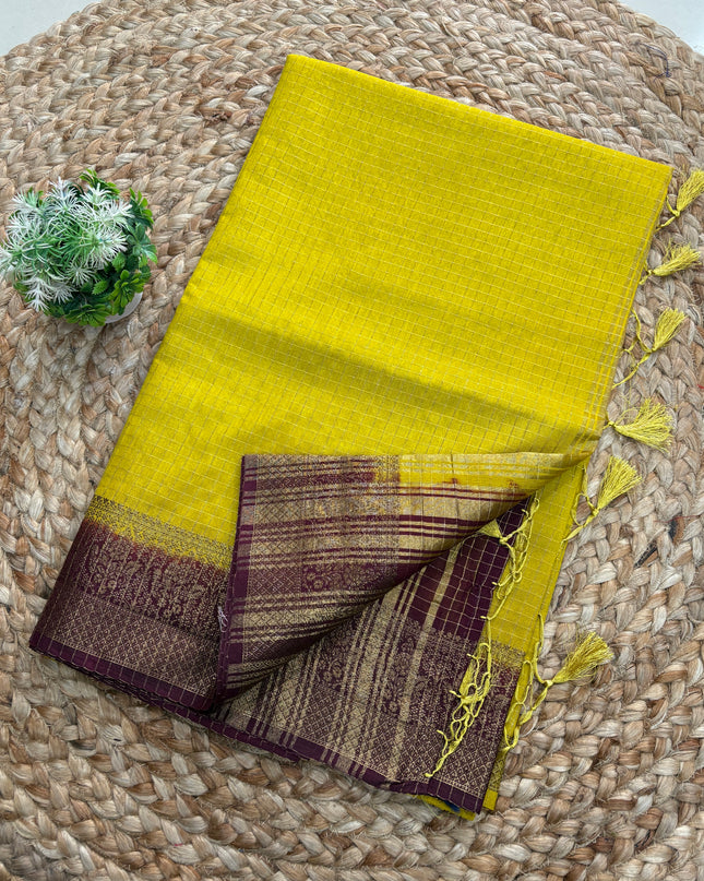 Premium Jute Silk Saree - JSS 125