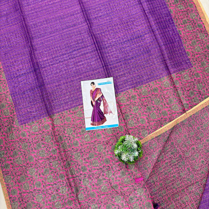 Semi Chanderi saree