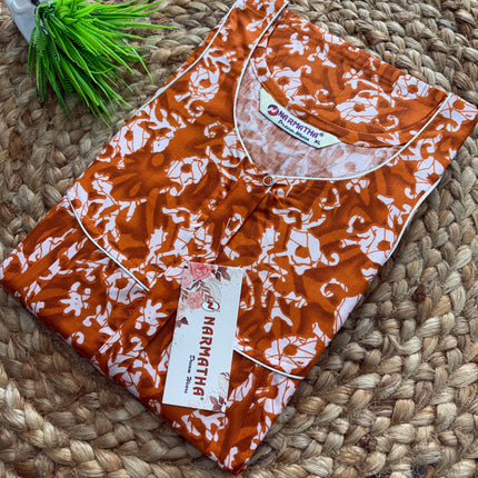 Narmatha Nighty - XL - COTTON - NNC 130